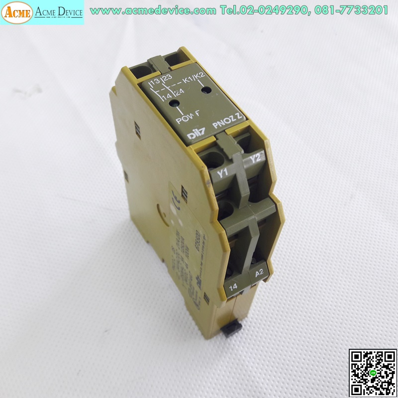 Safety Relay pilz รุ่น PNOZ-Z, 2S, 24VAC/DC 4A 100W, 250VAC 5A