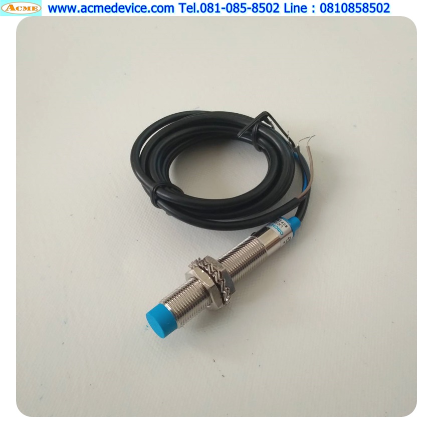 Proximity รุ่น LJC12A3-A-Z/BY, M12, ระยะ 5mm, 3wire, PNP, NO, Unshielded, Capacitive