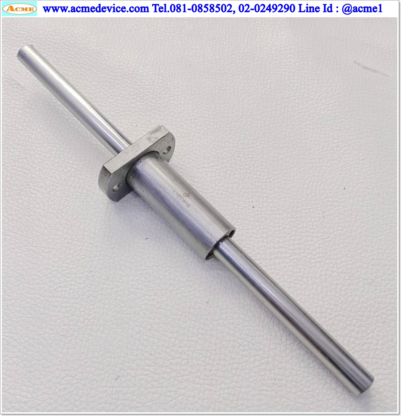 Linear Bushing and Shafts Misumi รุ่น LHFCW10, เพลาโต 10 mm. x 215 mm.