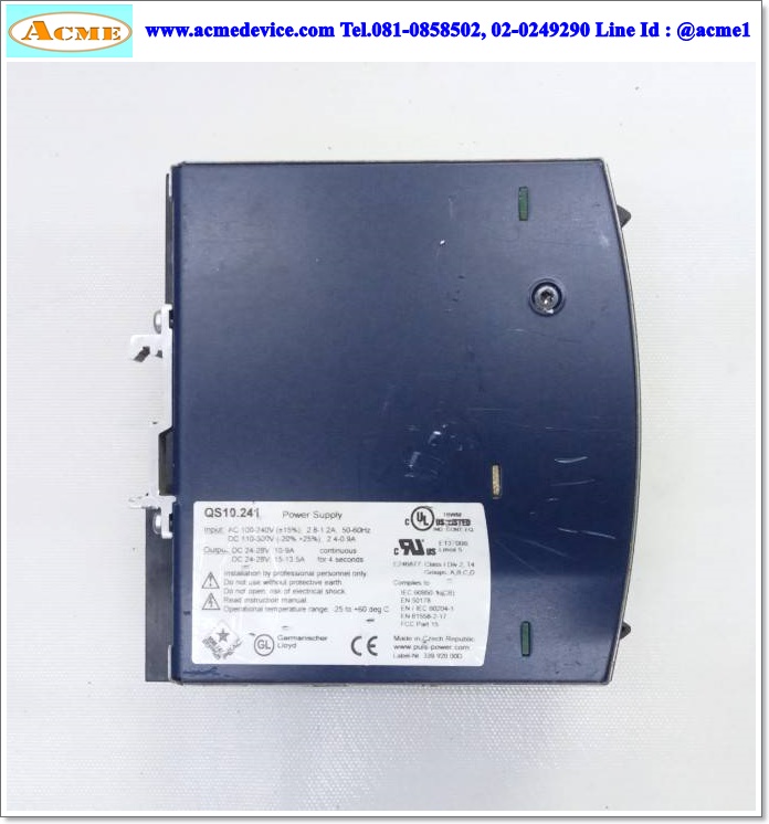Power Supply Puls รุ่น QS10.241, Output 24-28V, 10-9A, 240W