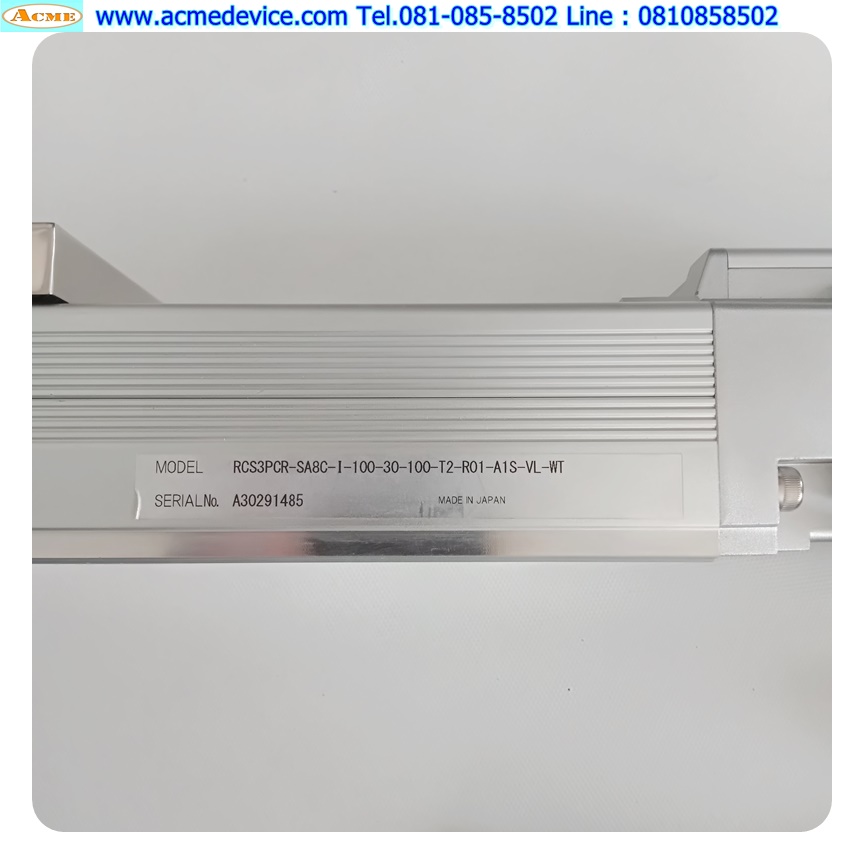 Slider IAI Drive รุ่น SCON-C-100I-NP-2-2-WT & RCS3PCR-SA8C-I-100-30-100-T2-R01-A1S-VL-WT, Stroke 100 mm.(สาย 1 m.)