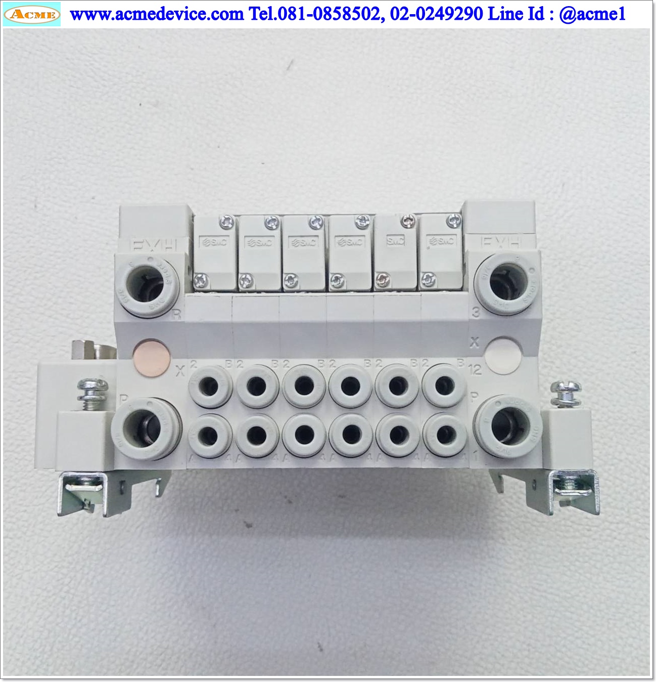 Solenoid Valve SMC รุ่น VQ1200-51(6), 2 คอยส์, Common -