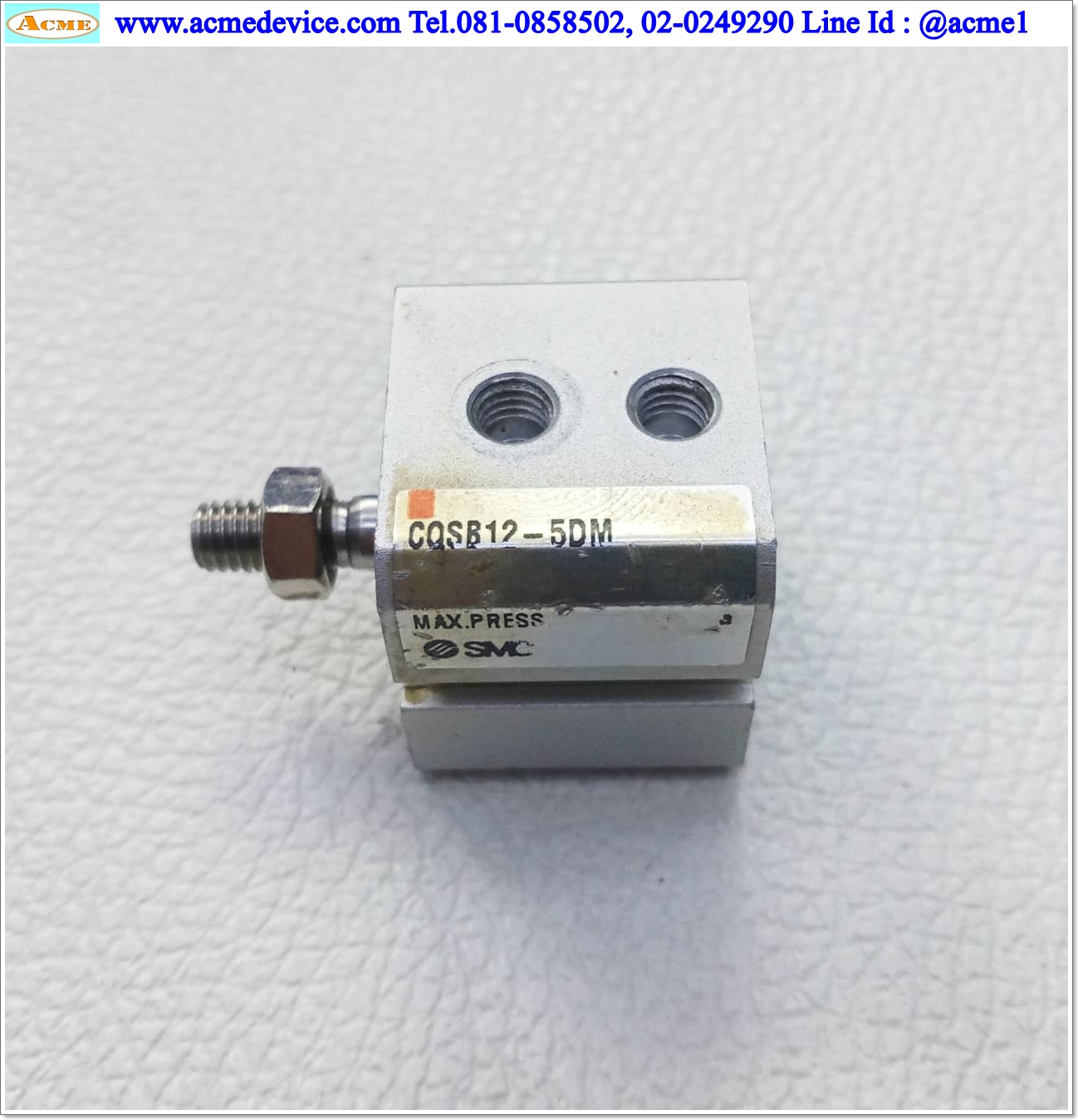 Air Cylinder SMC รุ่น CQSB12-5DM, Bore 12 mm., Stroke 5 mm.