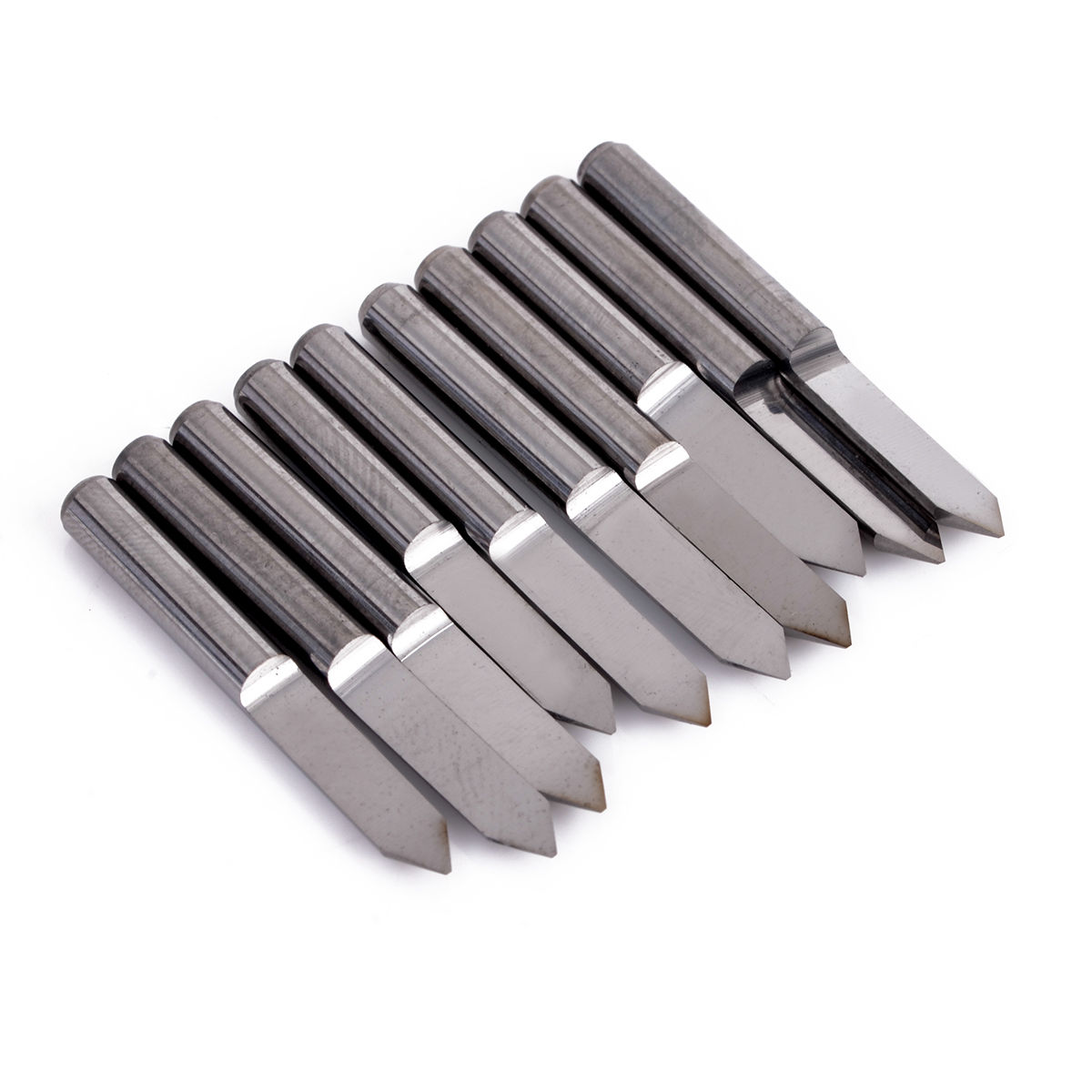 10 pcs ดอก Engraving คาร์ไบด์ ขนาด 0.1mm 60 องศา