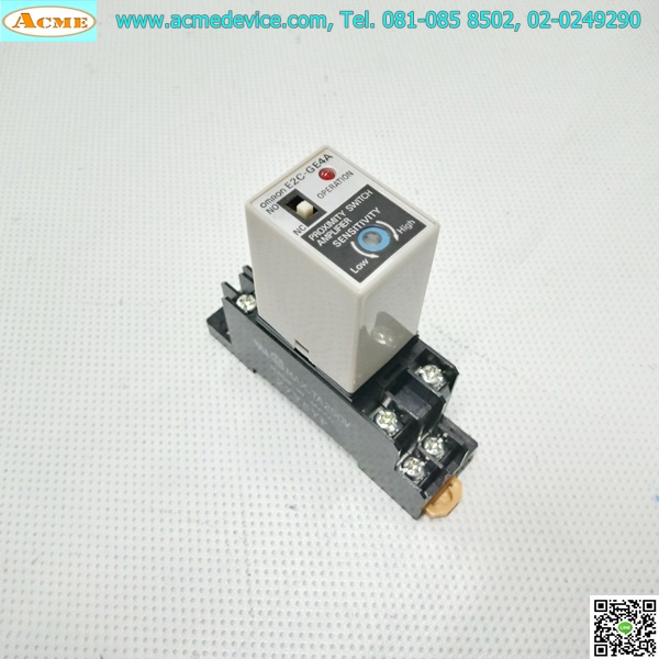 Proximity Amp Omron รุ่น E2C-GE4A, 12-24Vdc (NPN)