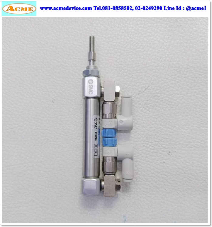 Air Cylinder SMC รุ่น CJ2B10-25Z, Bore 10 mm., Stroke 25 mm.