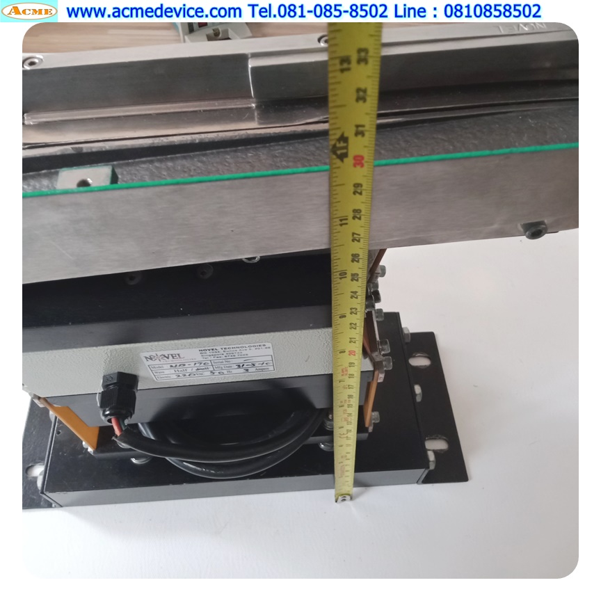 Linear Feeder รุ่น Nover Technologies, ขนาด 80 mm.x 570 mm. x 300 mm., ฐานกว้าง 125 mm. & Controller MFC-N3, 220Vac