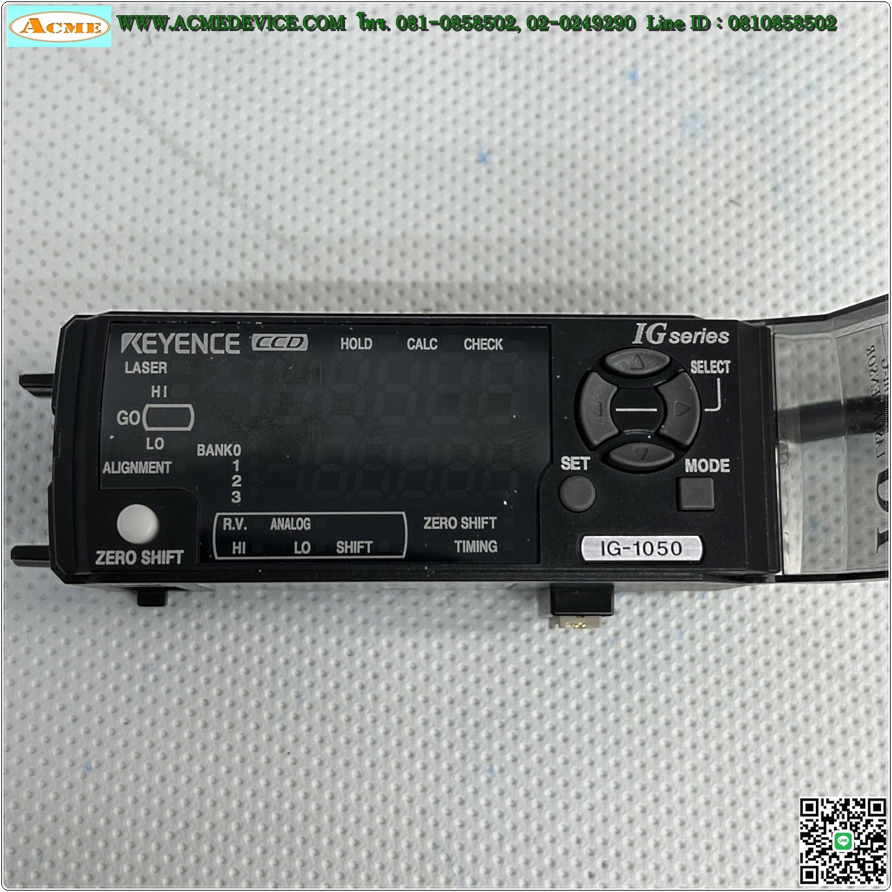 Laser Amp Keyence รุ่น IG-1050, NPN, PNP, NO, NC