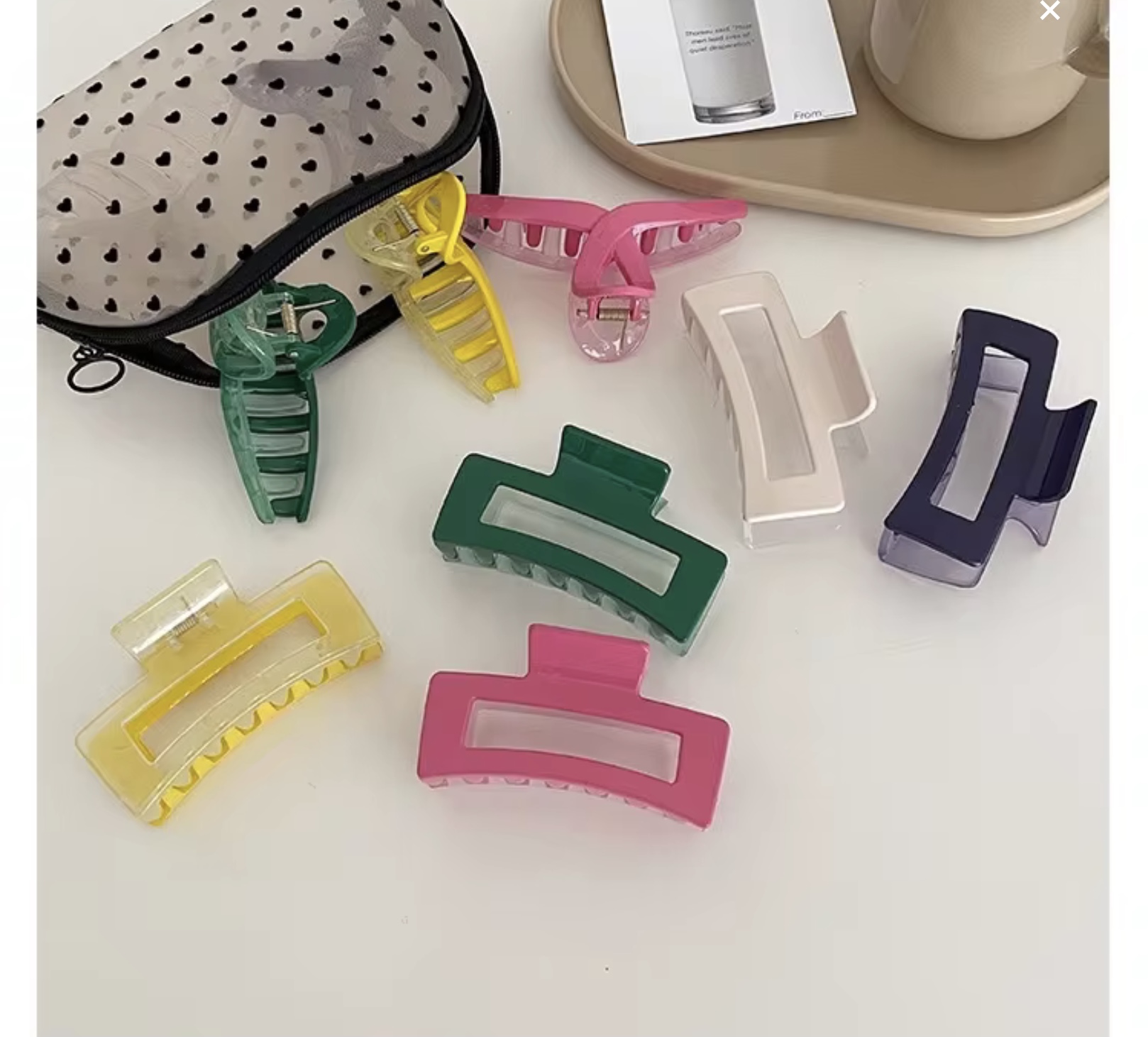 กิ๊บหนีบผมขนาดใหญ่ กิ๊บซี่ฉลาม 3ชิ้น 28