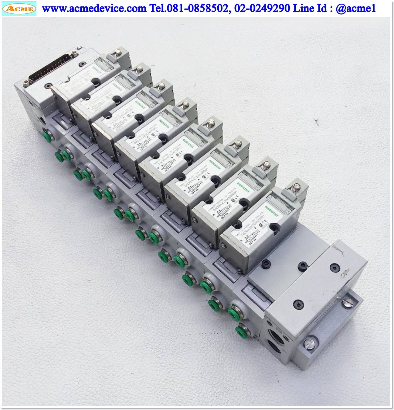 Solenoid Vavle Numatics รุ่น 04DBA4Z3MK00061 (8), 24 Vdc