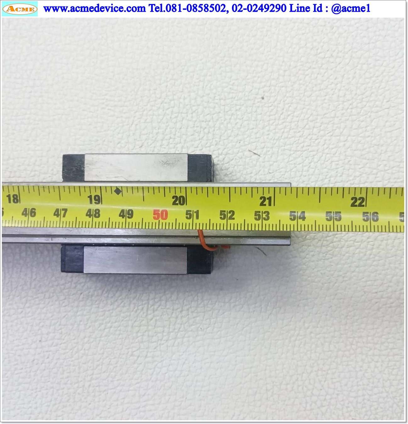 Linear Block and Rail IKO รุ่น LWL20B, รางสไลด์ขนาด 20 mm x 540 mm. (2 Block)