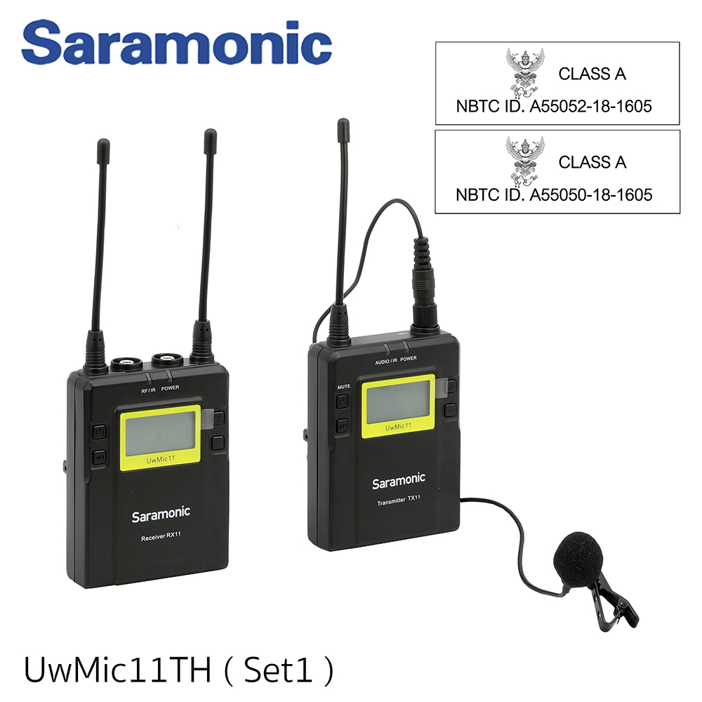 Saramonic Uwmic11TH-Set1 รับประกันศูนย์ไทย 1 ปี