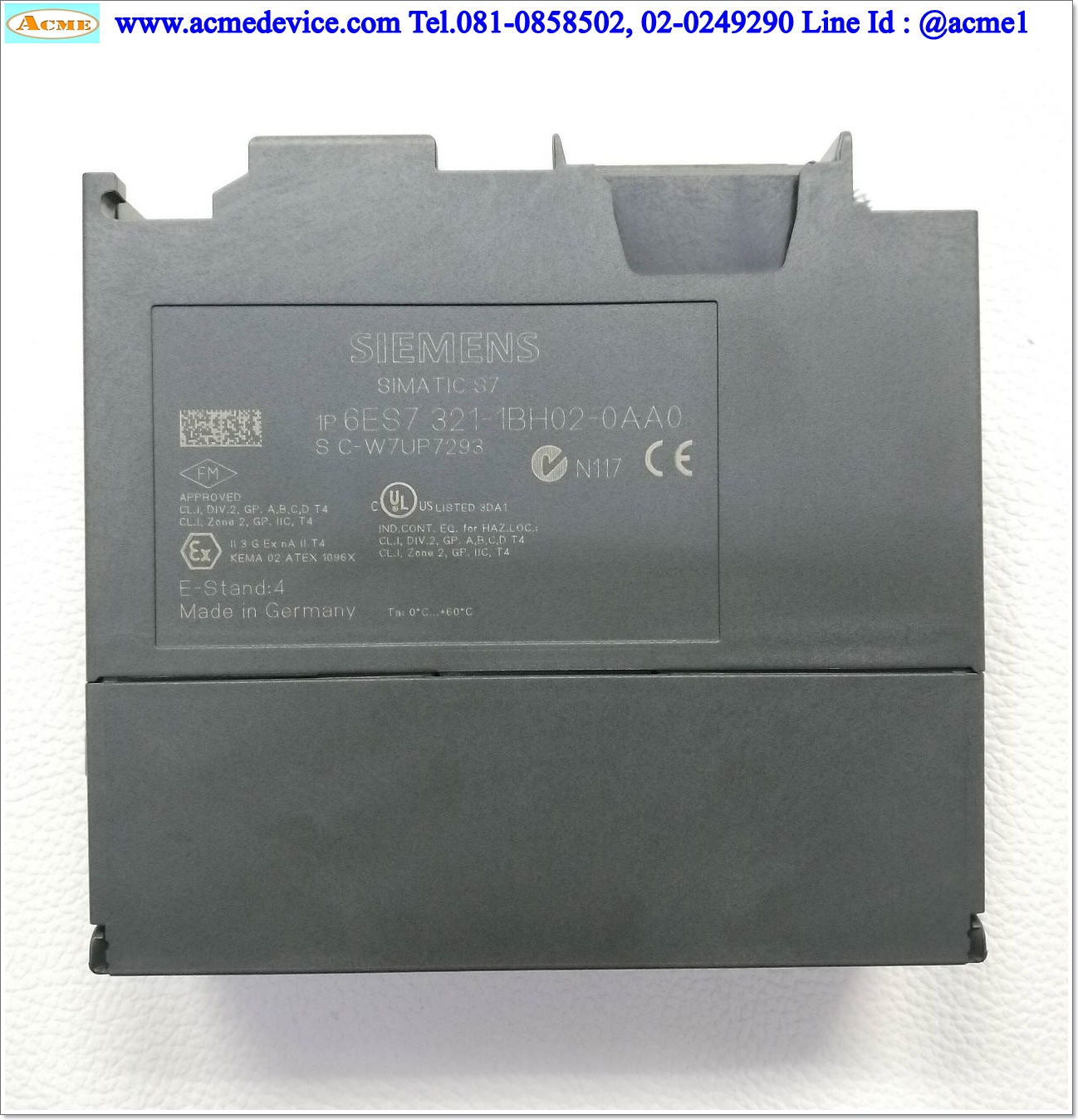 PLC Siemens Simatic รุ่น 6ES7321-1BH02-0AA0, SM 321, Digital Input