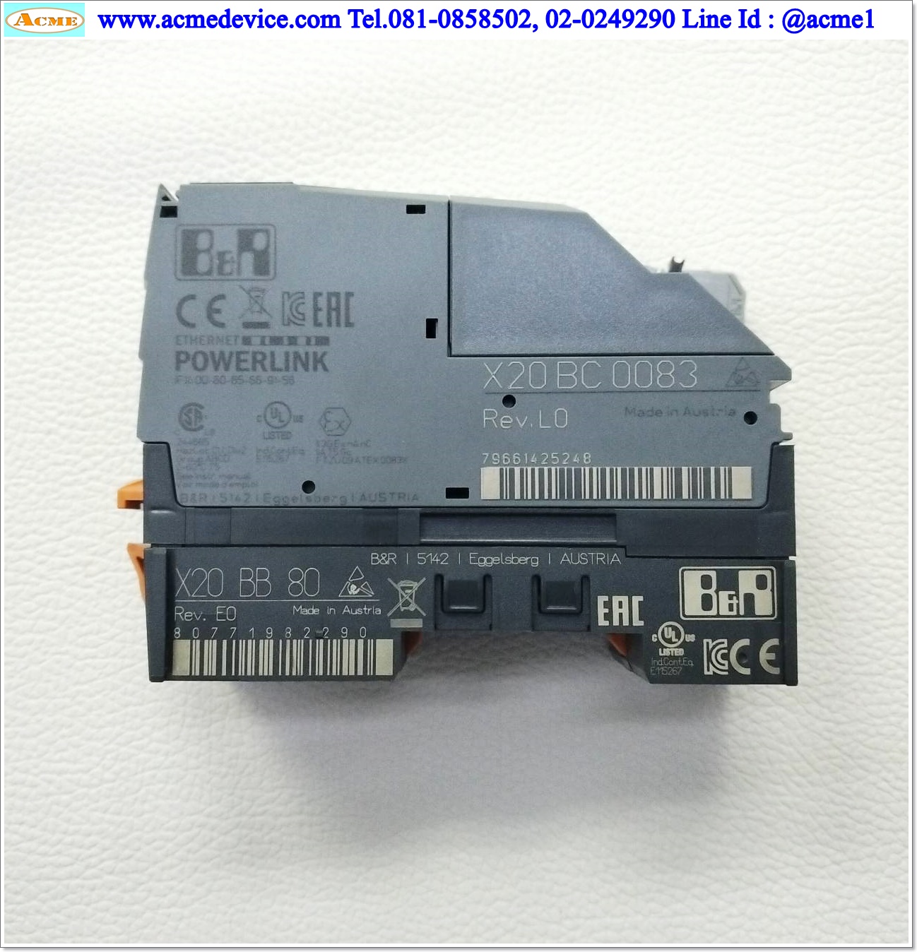 PLC B&R รุ่น X20BC0083, Bus Controller Module