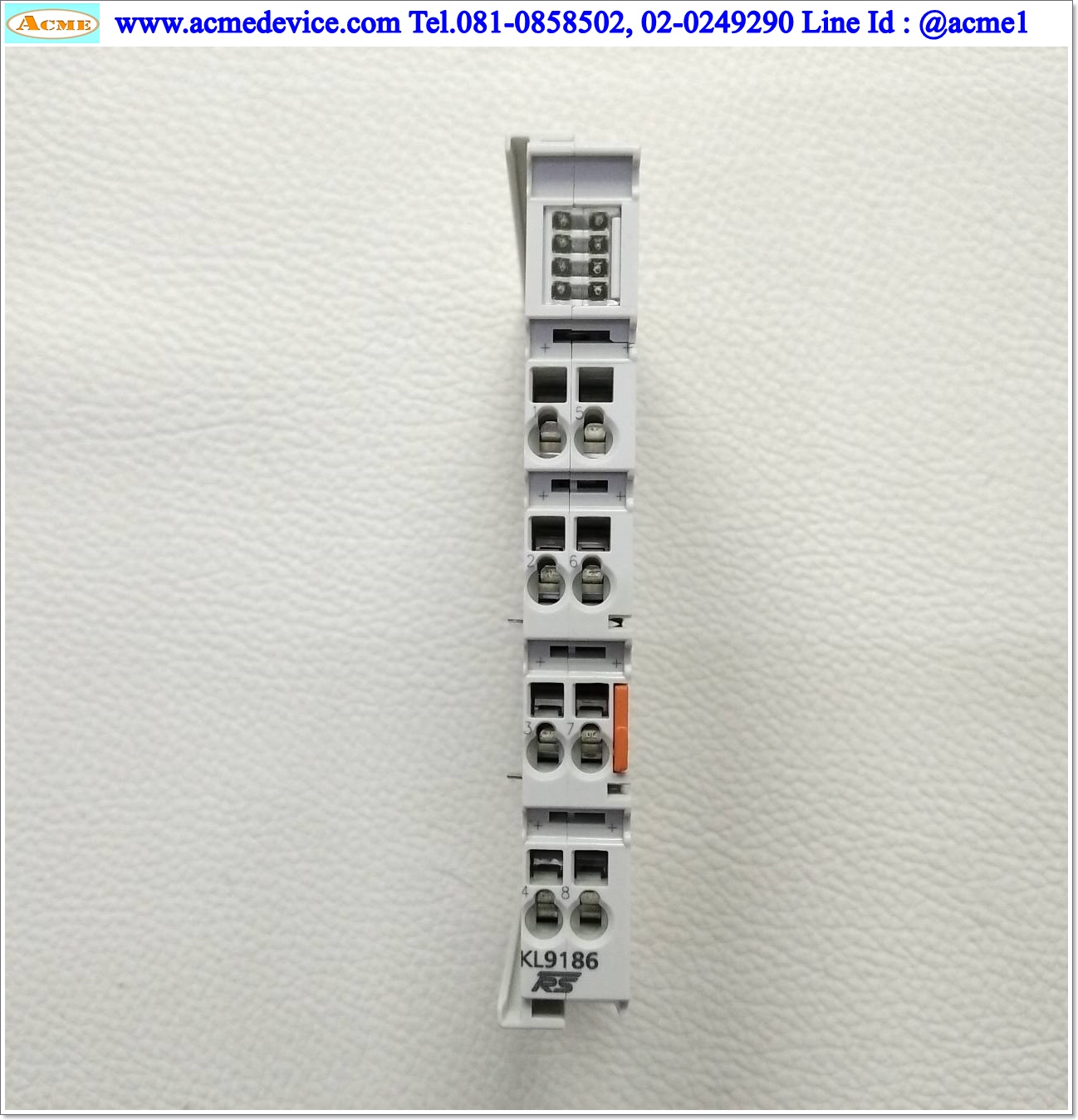 PLC Beckhoff รุ่น KL9186, Potential Distribution Terminal, 8 x 24 V DC