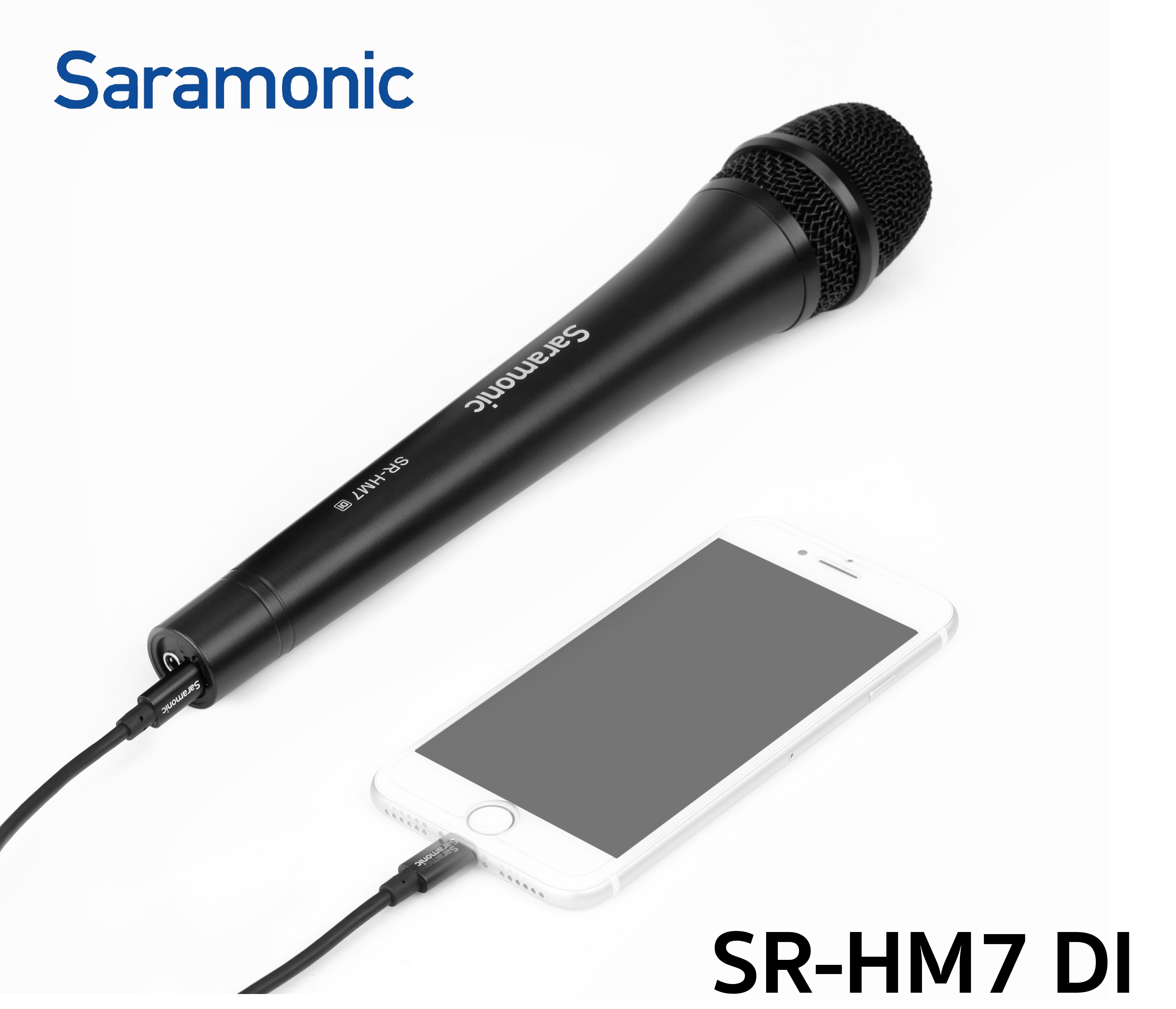 Saramonic SR-HM7 DI DIGITAL DYNAMIC HANDHELD MICROPHONE WITH LIGHTNING CABLE FOR APPLE IPHONE AND IPAD สำเนา รับประกันศูนย์ไทย 1 ปี