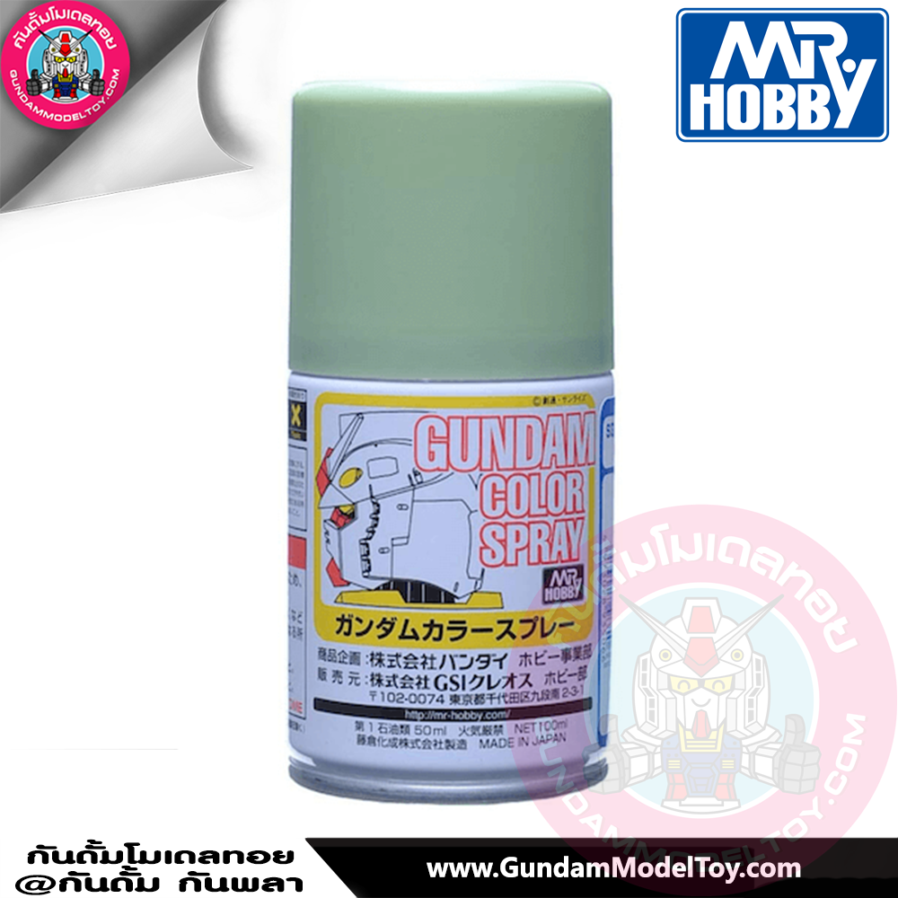 สีสเปรย์กันดั้ม SG06 MS Green (Semi-Gloss) 100ml เครื่องมือ อุปกรณ์ต่อโมเดล กันดั้ม กันพลา