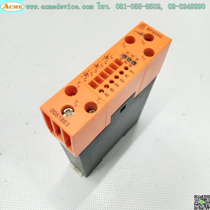 Solid State Relay Dold รุ่น BF9250.93/003, Input 24 Vdc, Output 24 to 480Vac 5A (3 CH)