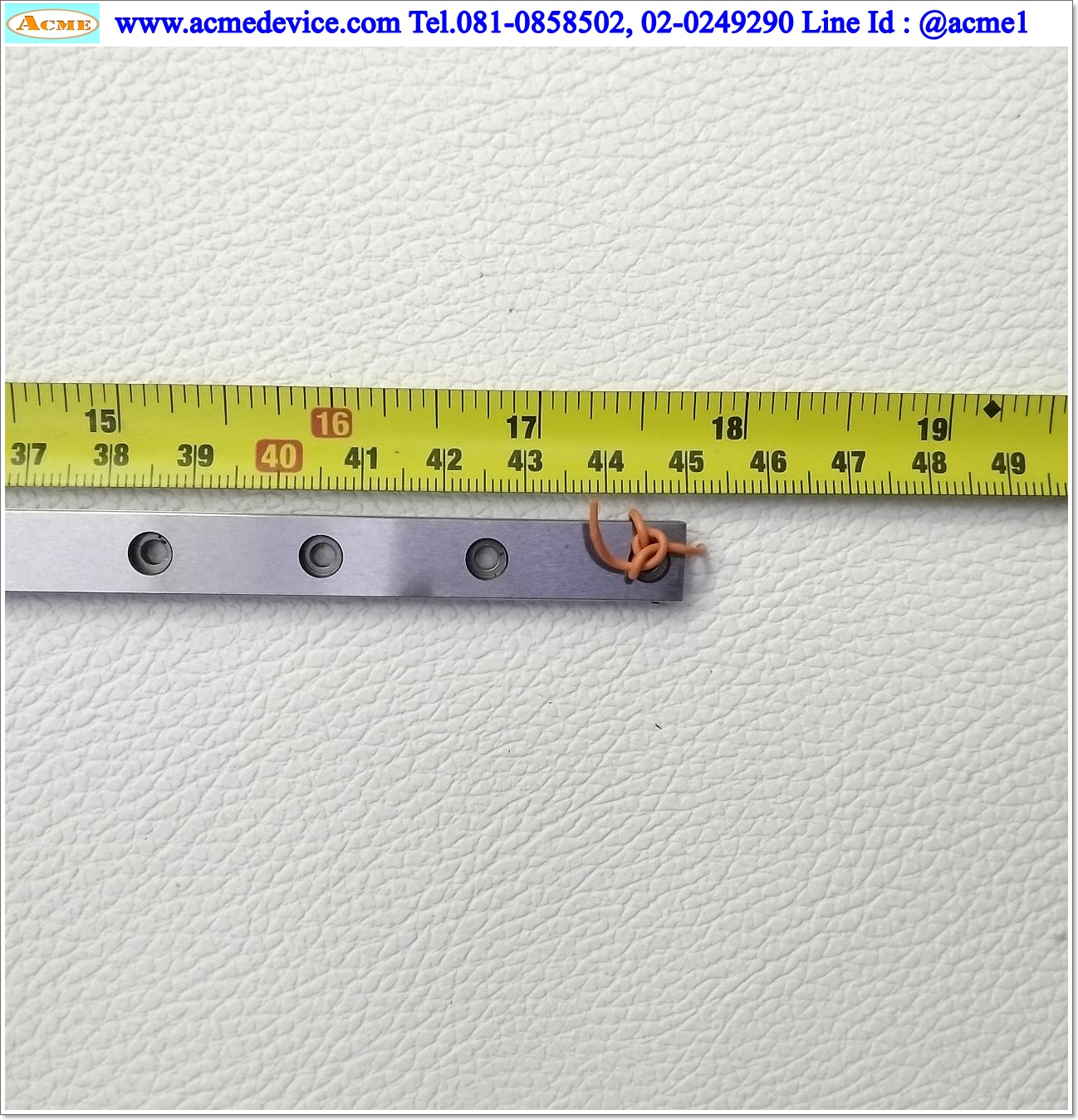 Linear Block and Rail IKO รุ่น MLF10, รางสไลด์ขนาด 10 mm x 450 mm (2 Block)