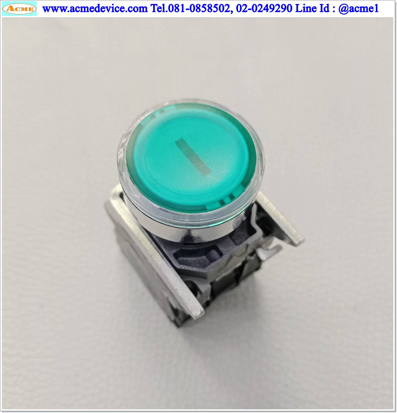 Pushbutton Switch Schneider รุ่น XB4-BW33B5, 2NO, 24V