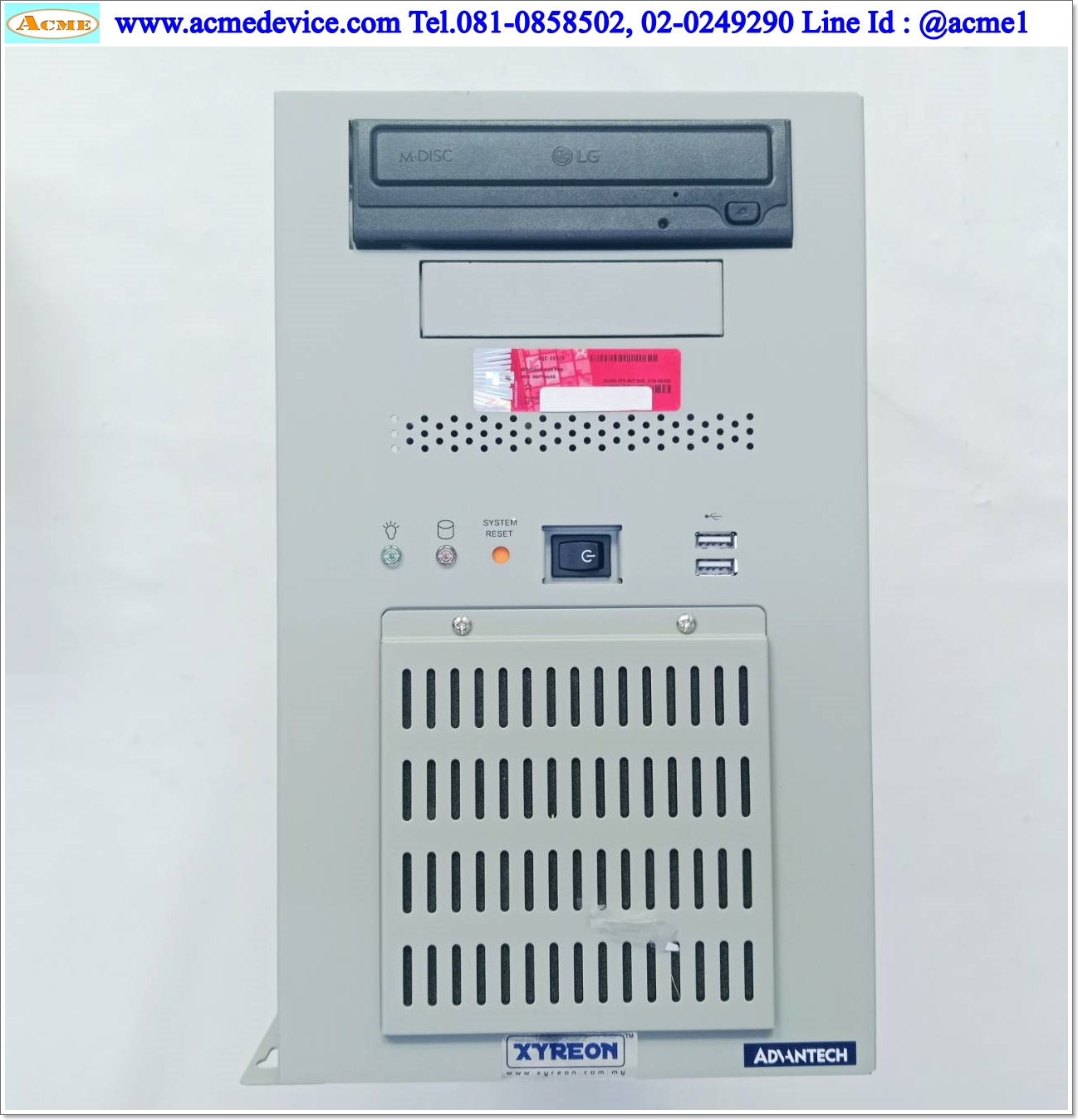 Computer Industrial Advantech รุ่น IPC-7132, IMB-790 ATX Motherboard, Core(TM) i3-7100 @3.90 GHz, Ram 8.0GB DDR4, SSD 240G, Windows 10 Pro