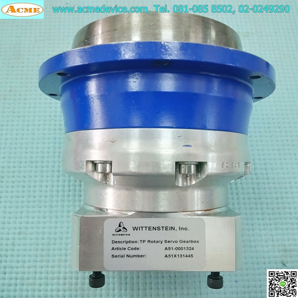 Gear Head Wittenstein Alpha รุ่น A51-0001324, TP + High Torque, Ratio 91:1 (เพลาเข้า 14 mm.), for 200w 400w □ 88x88