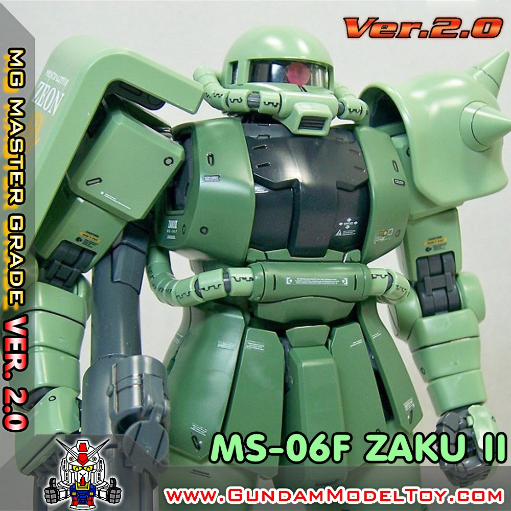 MG 1/100 MS-06F ZAKU II VER.2.0 ซาคุ 2 เวอร์ชั่น 2.0