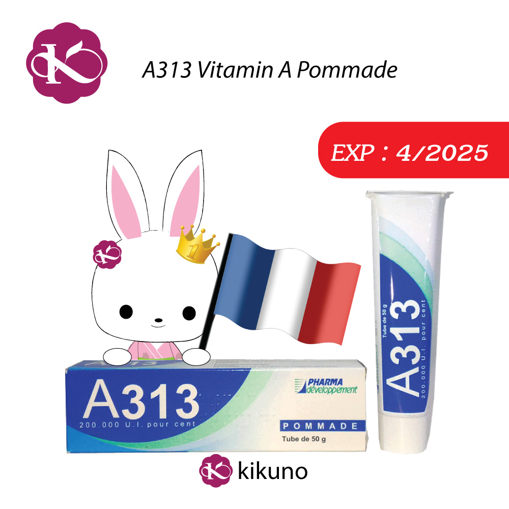12.12 🔥 Clearance 600 บาท พร้อมส่ง เอ 313 A313 Vitamin A Pommade Cream Retin-A ป้า Lily ซื้อ ที่ไหน พร้อมส่ง รีวิว วิธีใช้ ครีม วิตามินเอ เชื่อชัย เรตินเอ เข้มข้น ลดริ้วรอย กระชับรูขุมขน ดีไหม 50g.