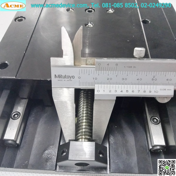 แกนสําเร็จรูป Reed Screw Parker รุ่น 081-8233, ขนาด 151 mmx 152 mm, เพลาโต 13 mm, Stroke 105 mm, Pit 5 mm