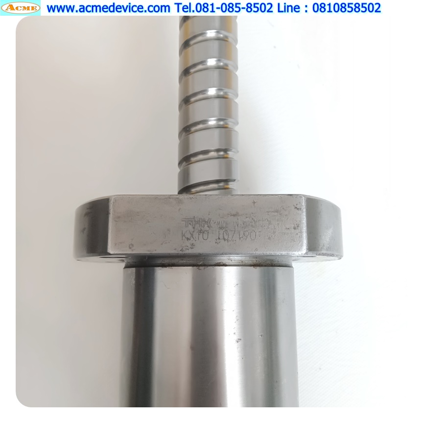 Ball Screw THK รุ่น KX10, แกนโต 25 mm x 775 mm, Stroke 580 mm, Pit 12 mm