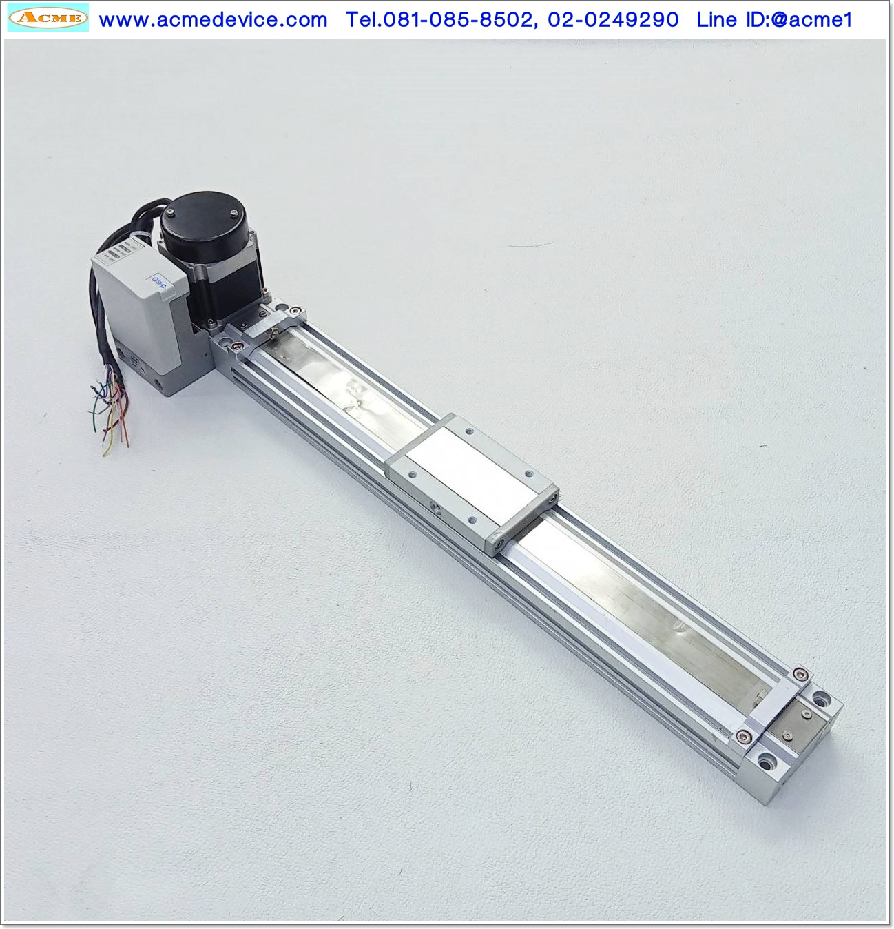 E-Rodless Actuator SMC รุ่น E-MY2B16-300WTN, 24V, NPN, Size 16 mm., Stroke 300 mm.