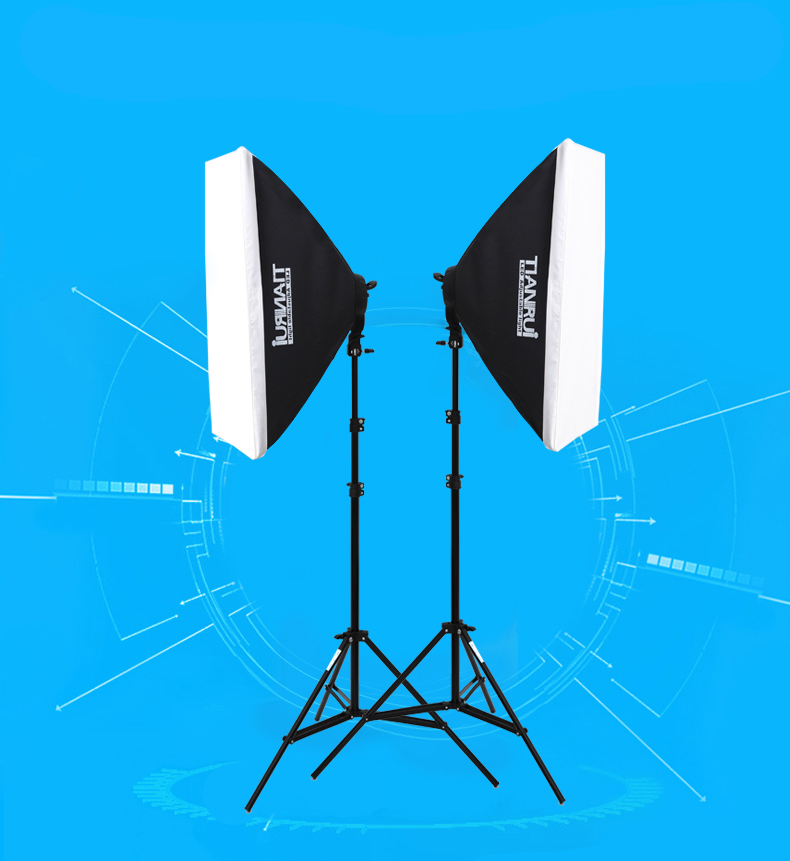 ชุดไฟsoft box แบบ LED มีดิมเมอร์ ราคาถูก