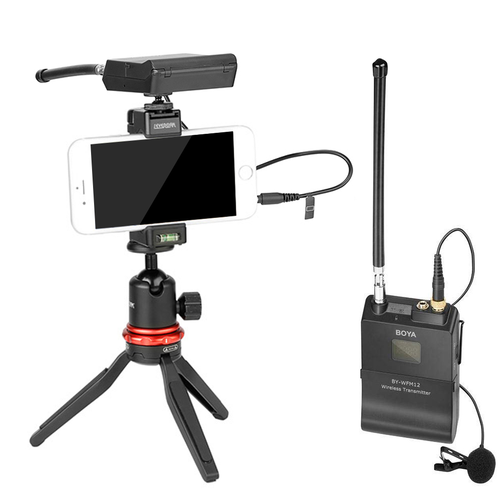 Microphone BOYA BY-WFM12 New VHF Wireless Microphone รับประกันศูนย์ไทย 1 ปี