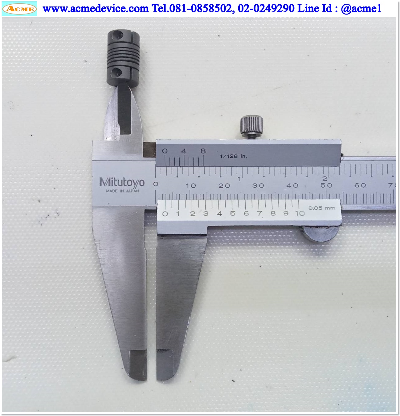 Coupling ขนาด ID 3/3mm, OD 9.5mm, L 15mm