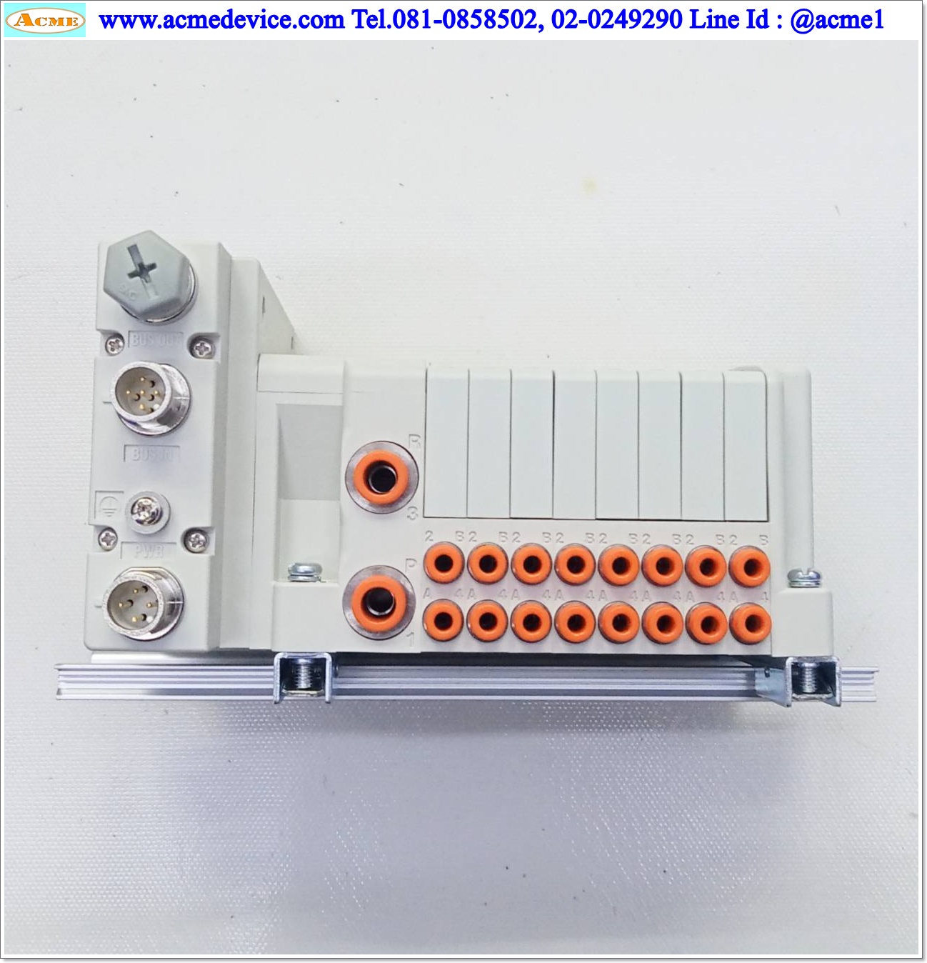 Solenoid Valve SMC รุ่น S07A0-5 (8) + EX260-SDN3, 24Vdc