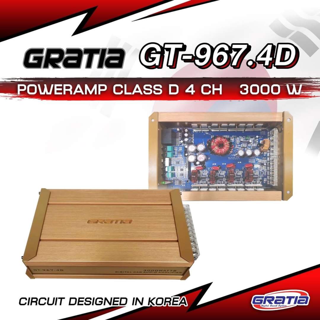Class D4CH GRATIA ระบบมอตเฟต ตัวเล็กแต่แรงจริง เสียงดีมีคุณภาพ