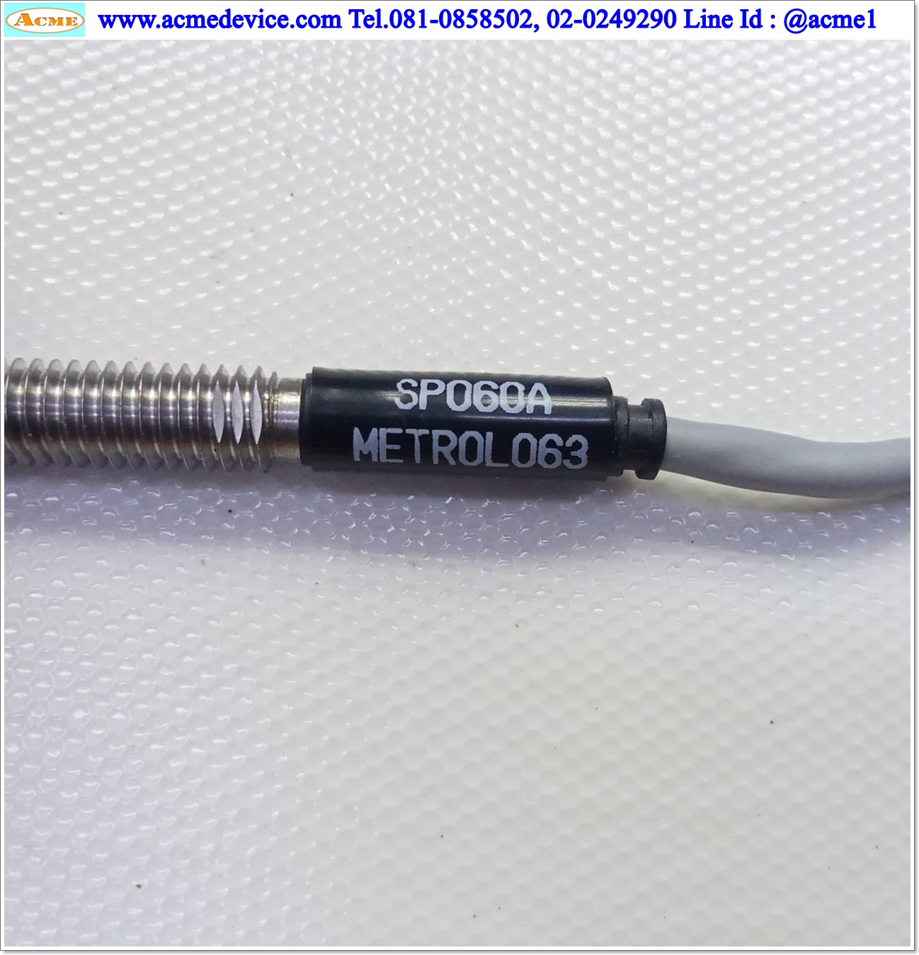 Limit Switch Precision Touch Metrol รุ่น SP060A, Dia.6 mm., Stroke 3 mm.