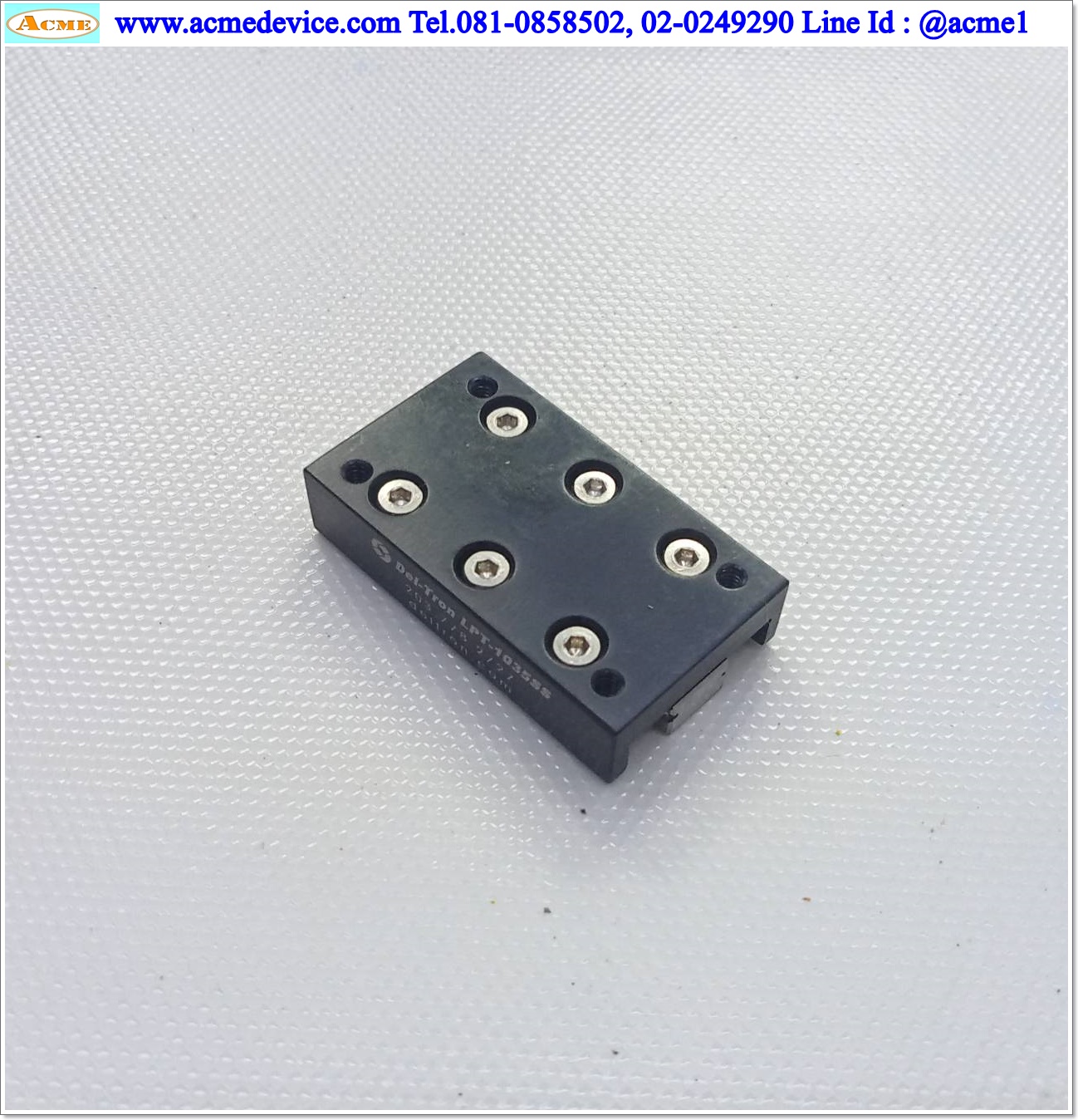 Linear Ball Slide Del-tron รุ่น LPT-1035SS, 20 mm. x 35 mm., Stroke 20 mm.