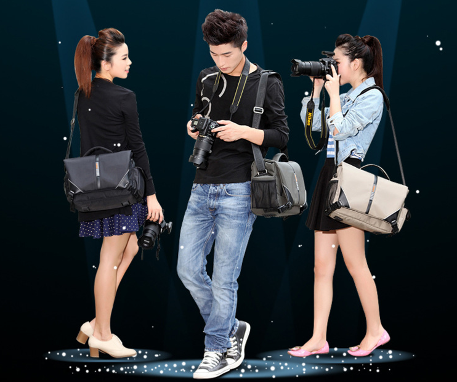 กระเป๋าสำหรับใส่กล้องและเลนส์ ยี่ห้อSINPAID รุ่น XWY-05