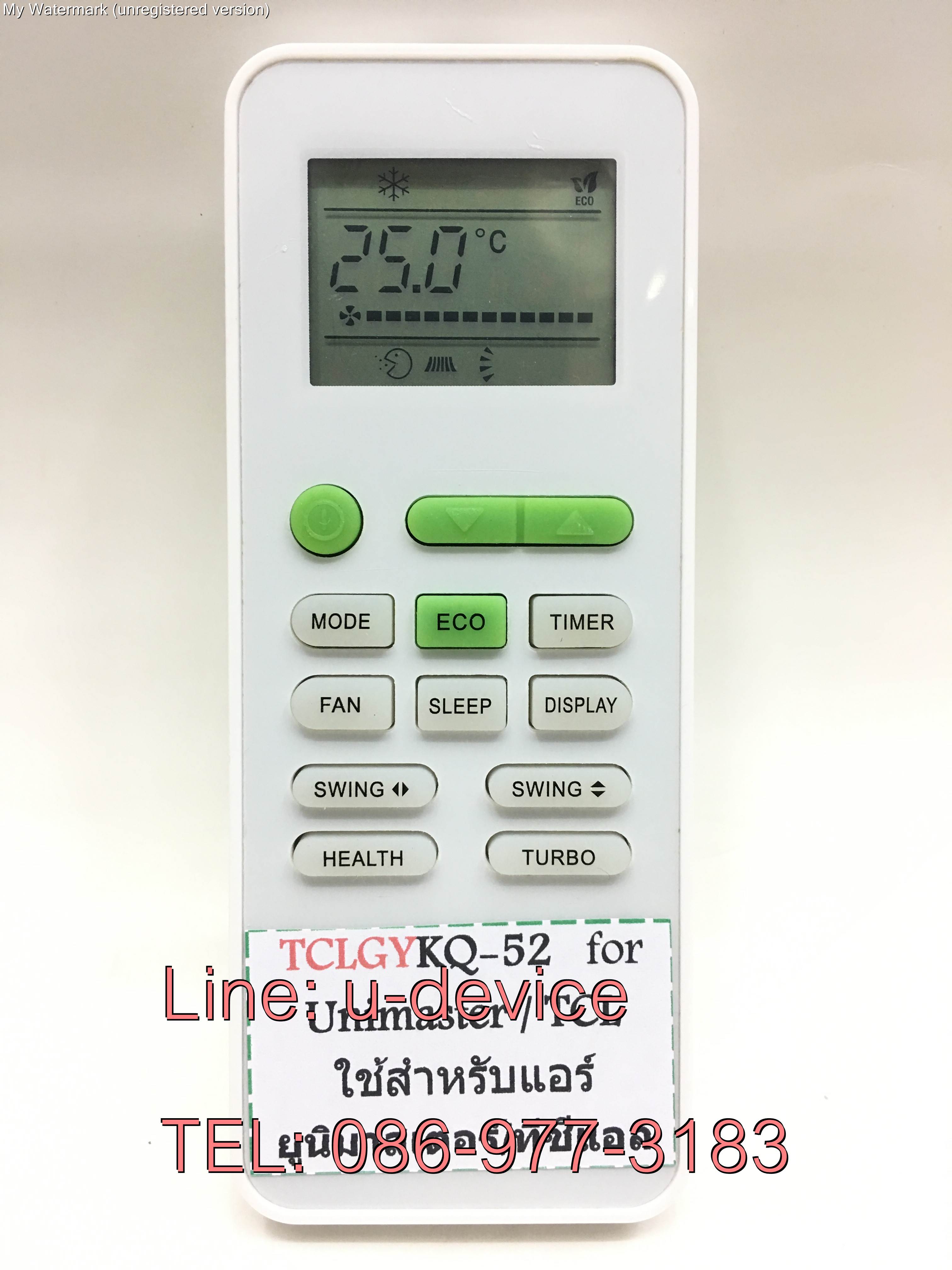 รีโมทแอร์ TCL รุ่น KQ52