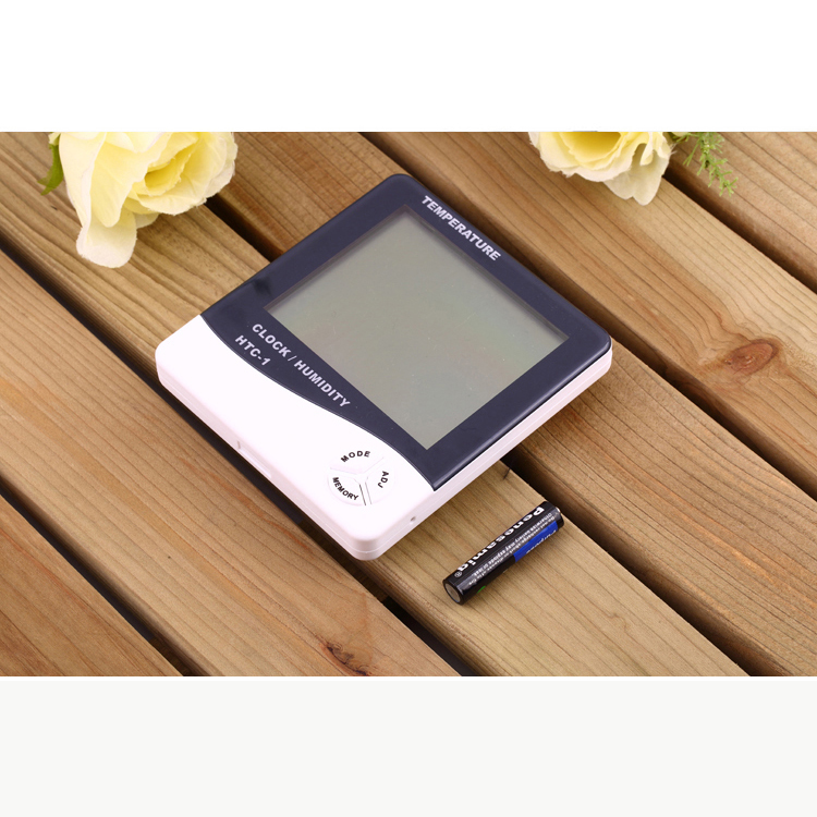 เครื่องวัดอุณหภูมิ ความชื้น รุ่น HTC-1 (สีขาว) ราคาถูก