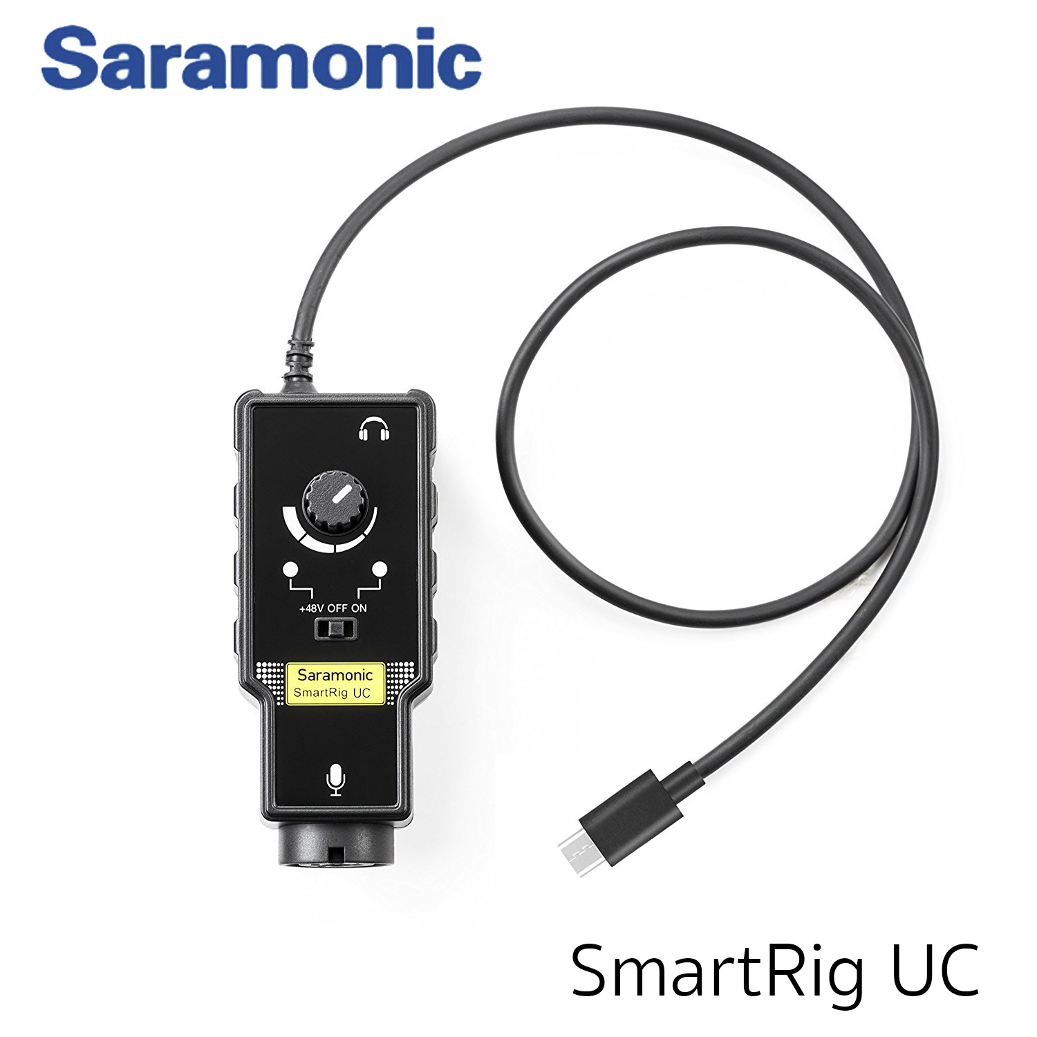 Saramonic SmartRig UC XLRType-C Microphone Audio Mixer with Phantom Power Preamp & Guitar Interface for Type-C devices รับประกันศูนย์ไทย 1 ปี