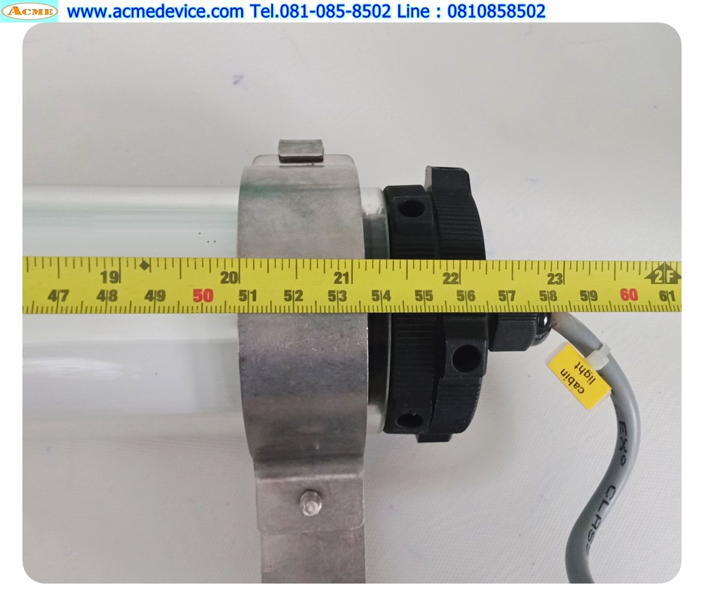 Light Tube Luminaire Waldmann รุ่น RL70CV-118, 230V, IP67, 1x18W (สีส้ม)