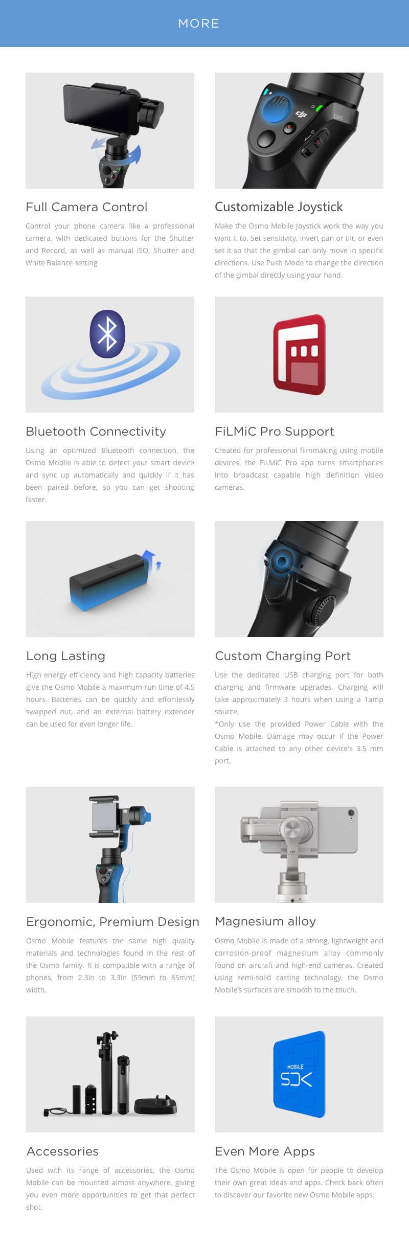 DJI OSMO Mobile Silver สีเงิน