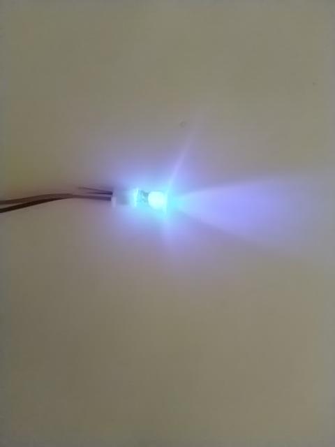 หลอด LED 5 ม.ม.แสงม่วง