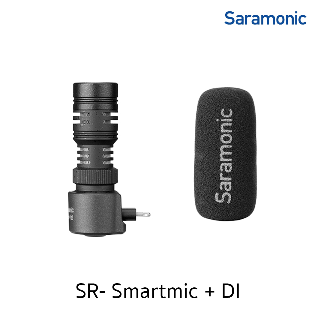 Saramonic SmartMic+ Di directional condenser microphone Apple iOS devices with a Lightning รับประกันศูนย์ไทย 1 ปี