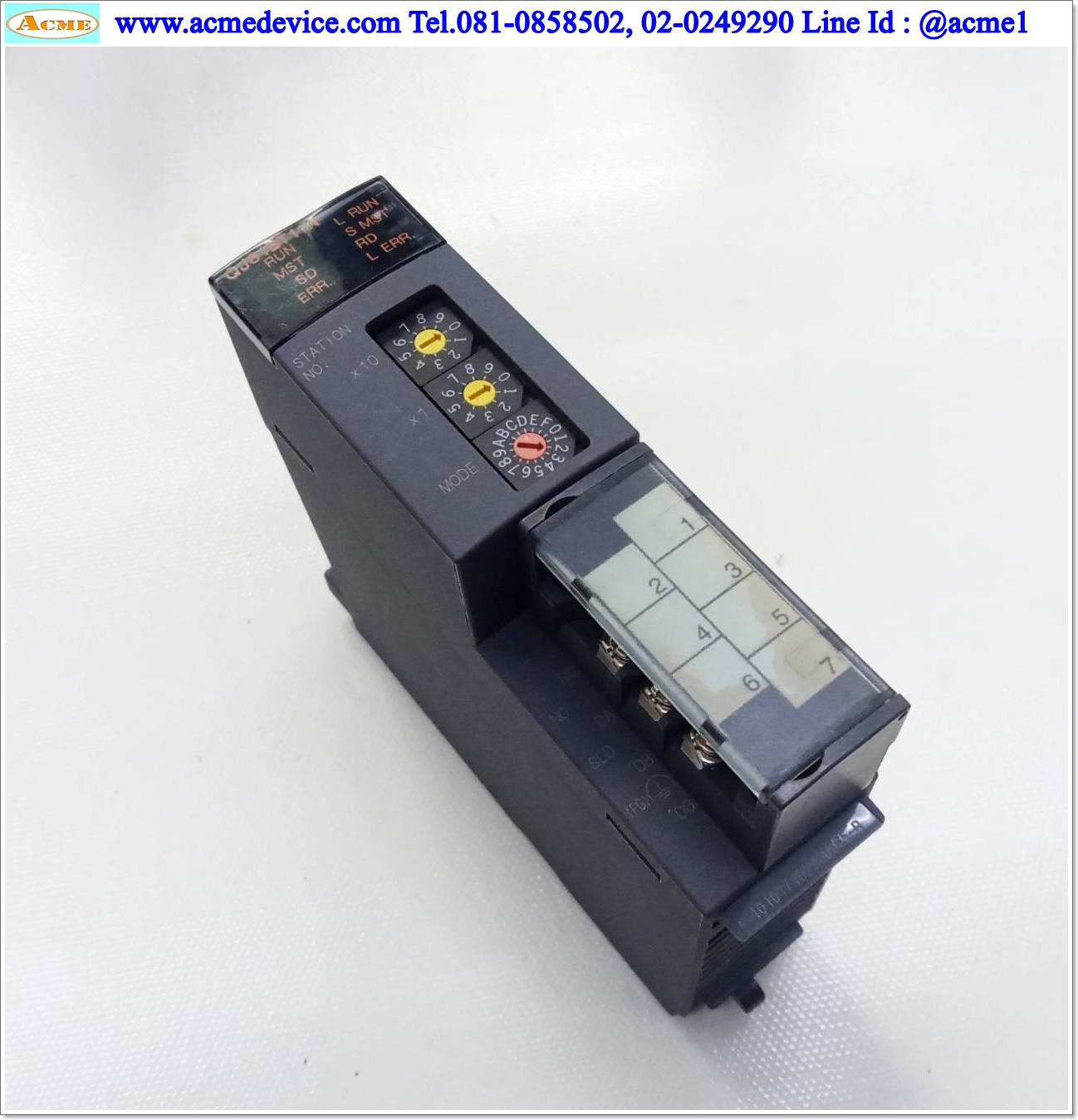 PLC Mitsubishi รุ่น QJ61BT11N, CC-Link Master Unit, Serial 10