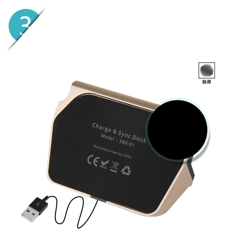 DOCK แท่นชาร์จ Ihone สีทอง