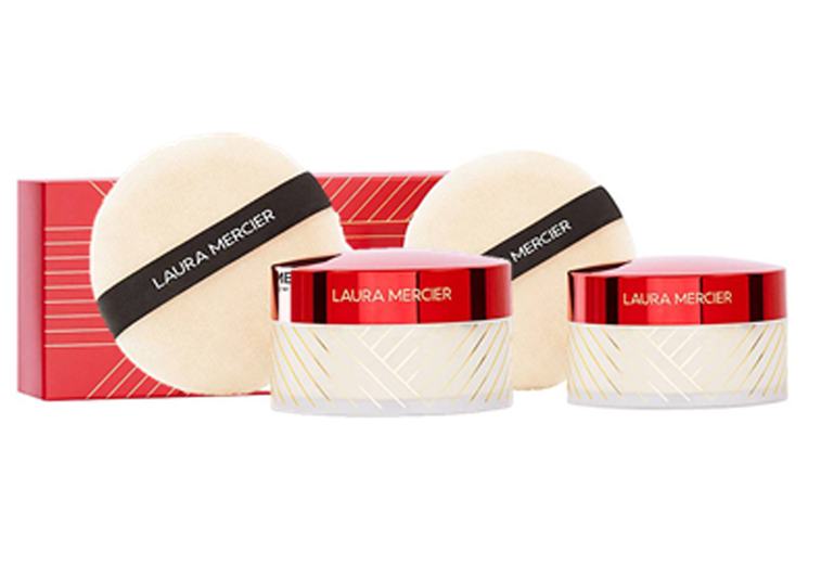 แป้งฝุ่นลอร่า Laura Mercier Loose Setting Powder Translucent 29g + Puff Lunar Set แพ็คคู่