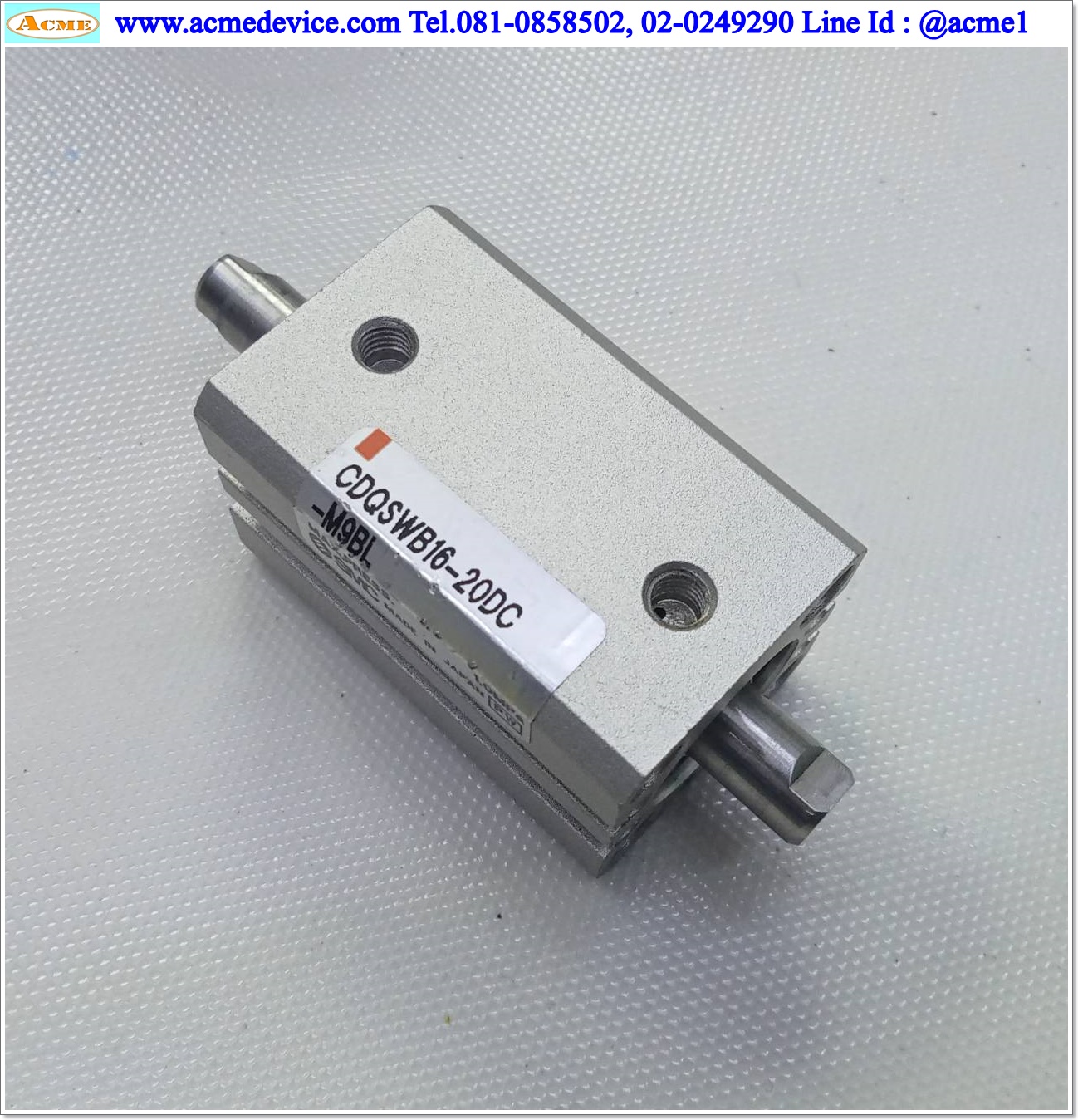Air Cylinder SMC รุ่น CDQSWB16-20DC-M9BL, Bore 16 mm., Stroke 20 mm.